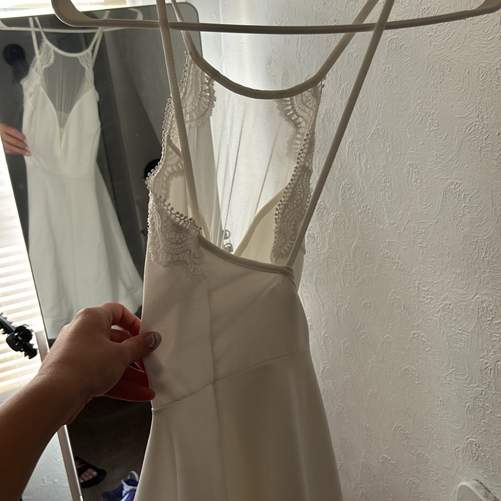 White Dress 👗 Cocktail party dress - Picture 6 of 15
